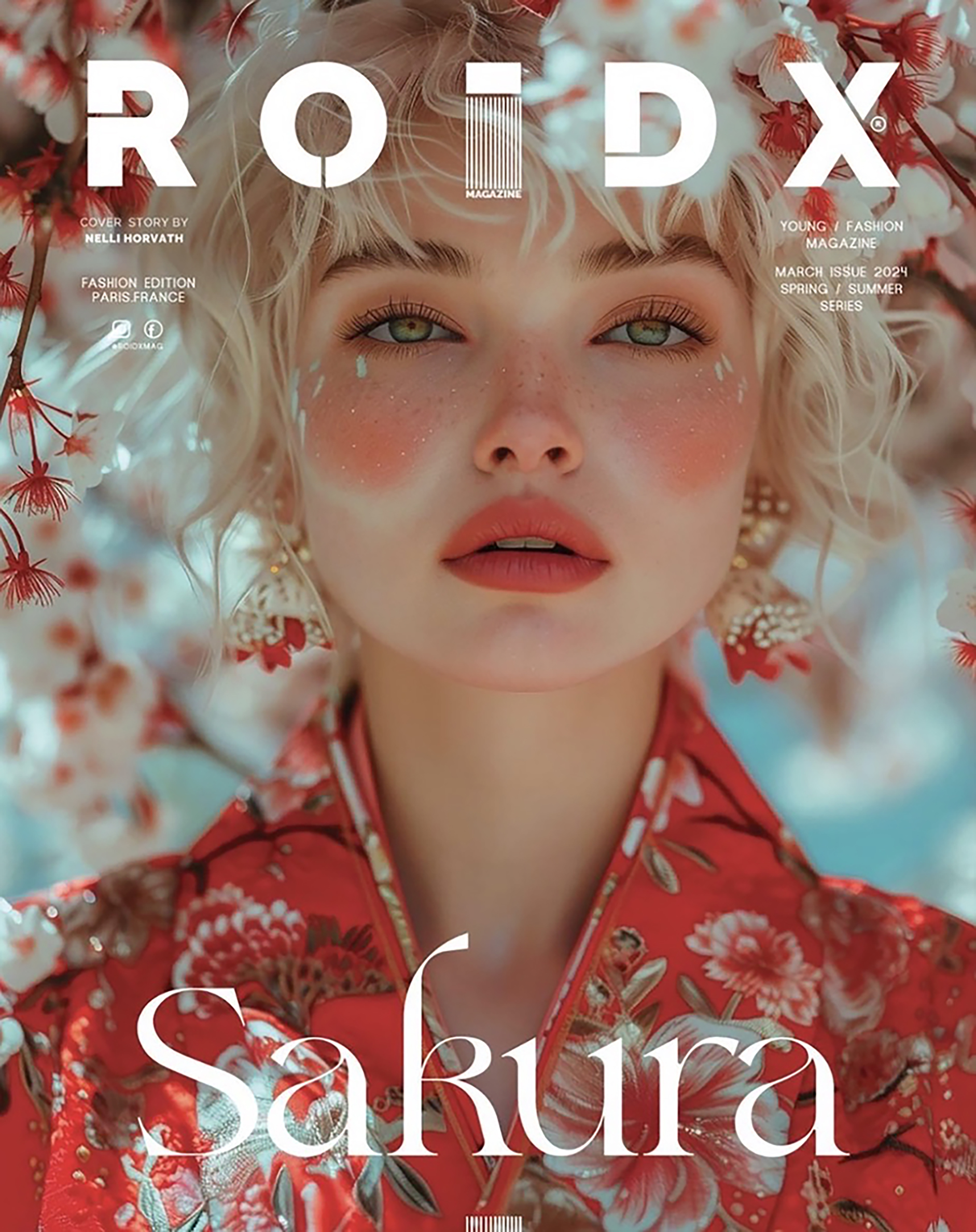 ROIDX Magazine Cover by Nelli Horvath
